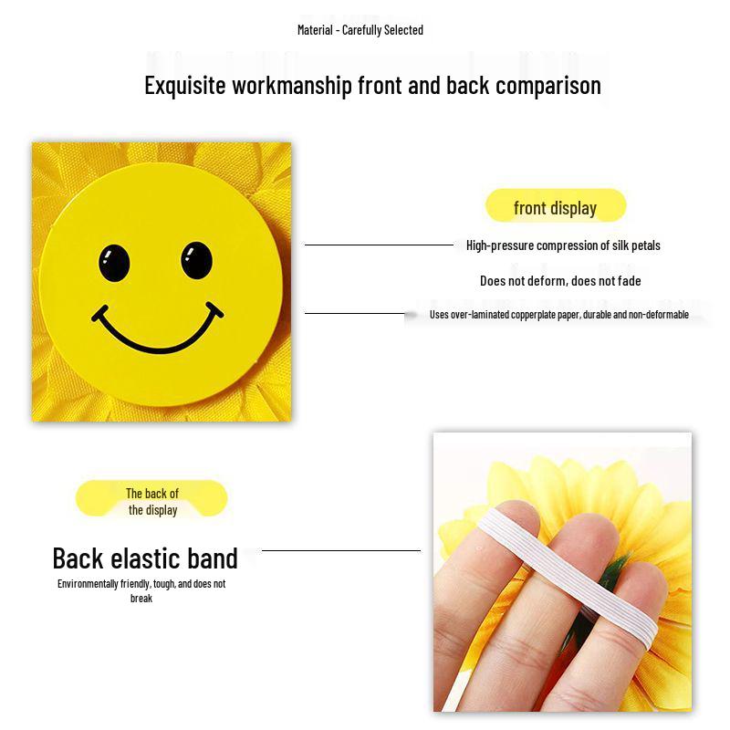Sunflower Bracelet Corsage for Children's Sports Meet and Dance Performances