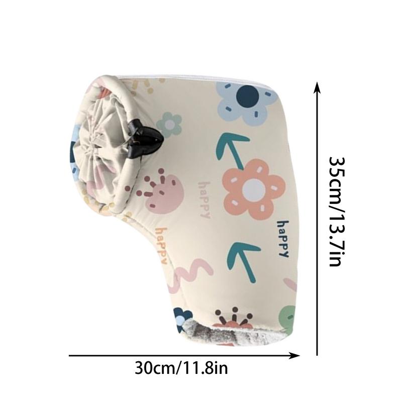 Motorcycle Handlebar Muffs Winter Cycling Gloves Winter Waterproof Gloves Snowmobile Handlebar Windproof Gloves for Men Cold