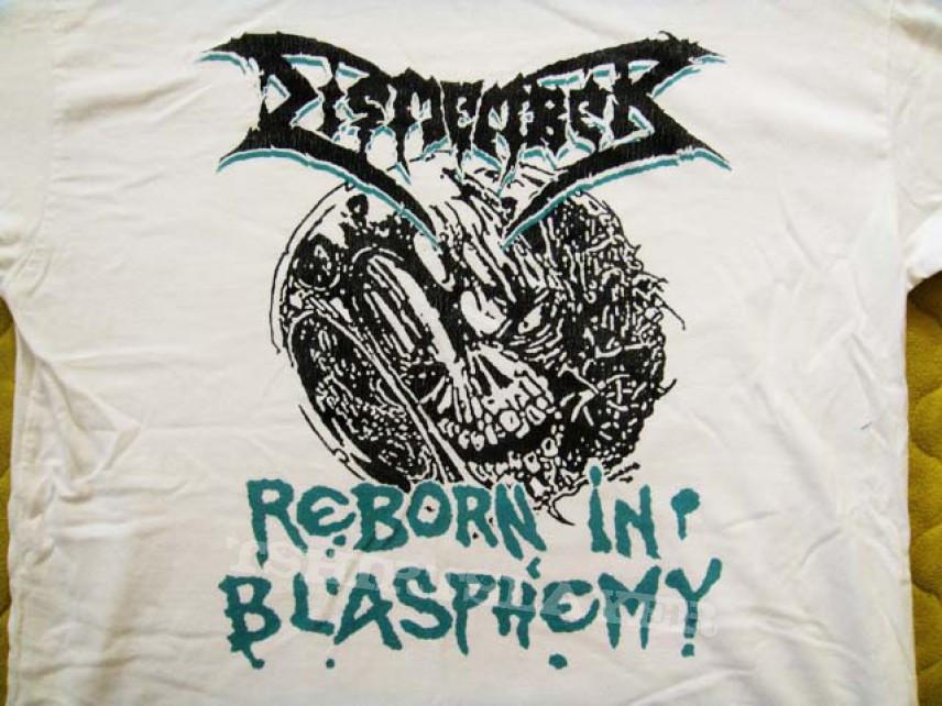 Dismember Band Live On Stage Белая футболка Хлопковая унисекс футболка XXL