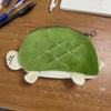 Large Capacity Plush Pencil Bag Cartoon Stationery Storage Bag Turtle Pencil Pouch  Desk