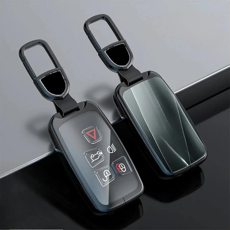 Zinc Alloy Car Key Case Cover Shell Fob for Land Rover Discovery Sport/Range Rover Evoque/Velar/Defender/Freelander 2