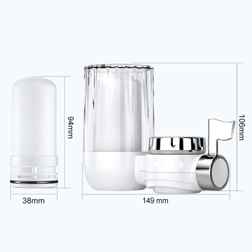 8 Layers Filtration Faucet-mounted Water Filter Washable Precision Purifier Water Purifier Physical Filtering Removable