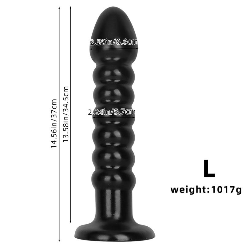 Black Super Long Anal Bead Anal Plug for Going Out To Wear Anal Strip Anal Training Torture Device Anal Expansion Anus