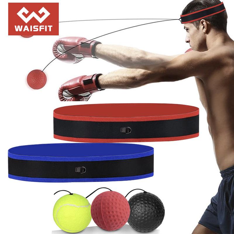 Adult Boxing Reflex Speed Ball Headband for Training and Combat
