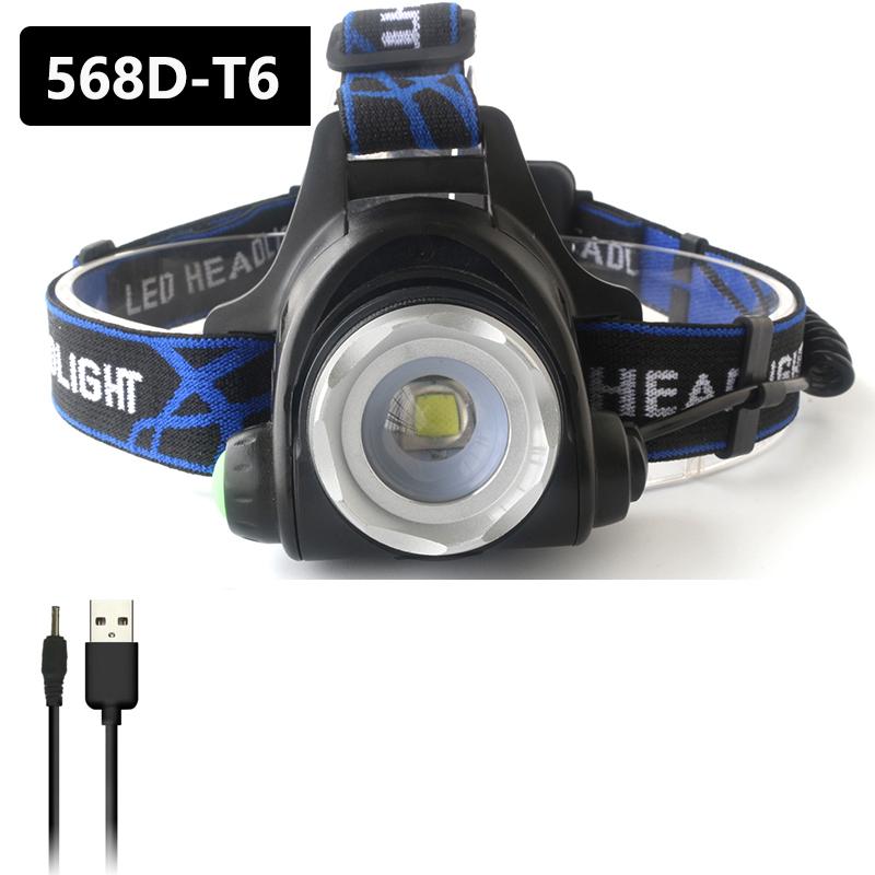 XM-L2 T6 COB 10000LM Led Headlamp Headlight Micro USB Charger Head Lamp Portable Light Torch Lantern