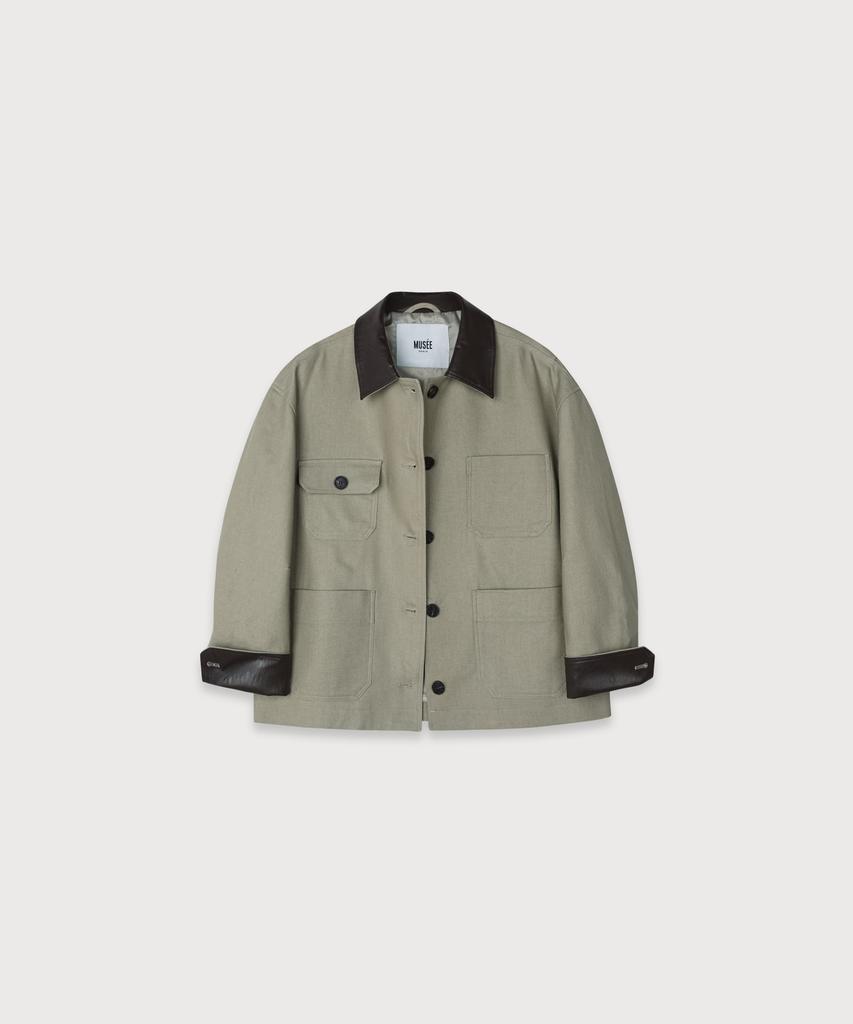 Musee Fallet Oversize Work Jacket_Light Khaki