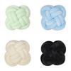Modern Minimalist Knit Pillow With Soft Plush Cover For Living Room Decor