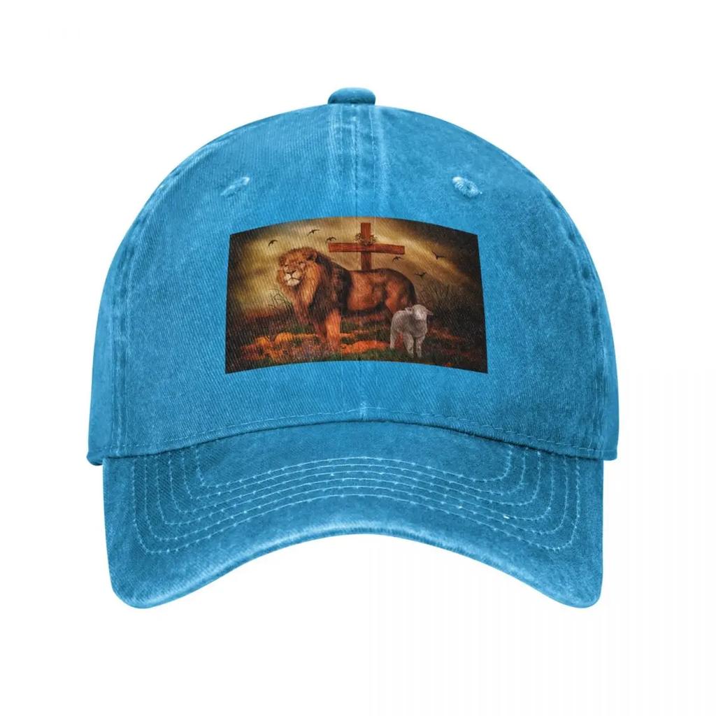 The Lion And The Lamb Baseball Cap New Hat Bobble Hat Uv Protection Solar Hat Luxury Brand Unisexs Womens