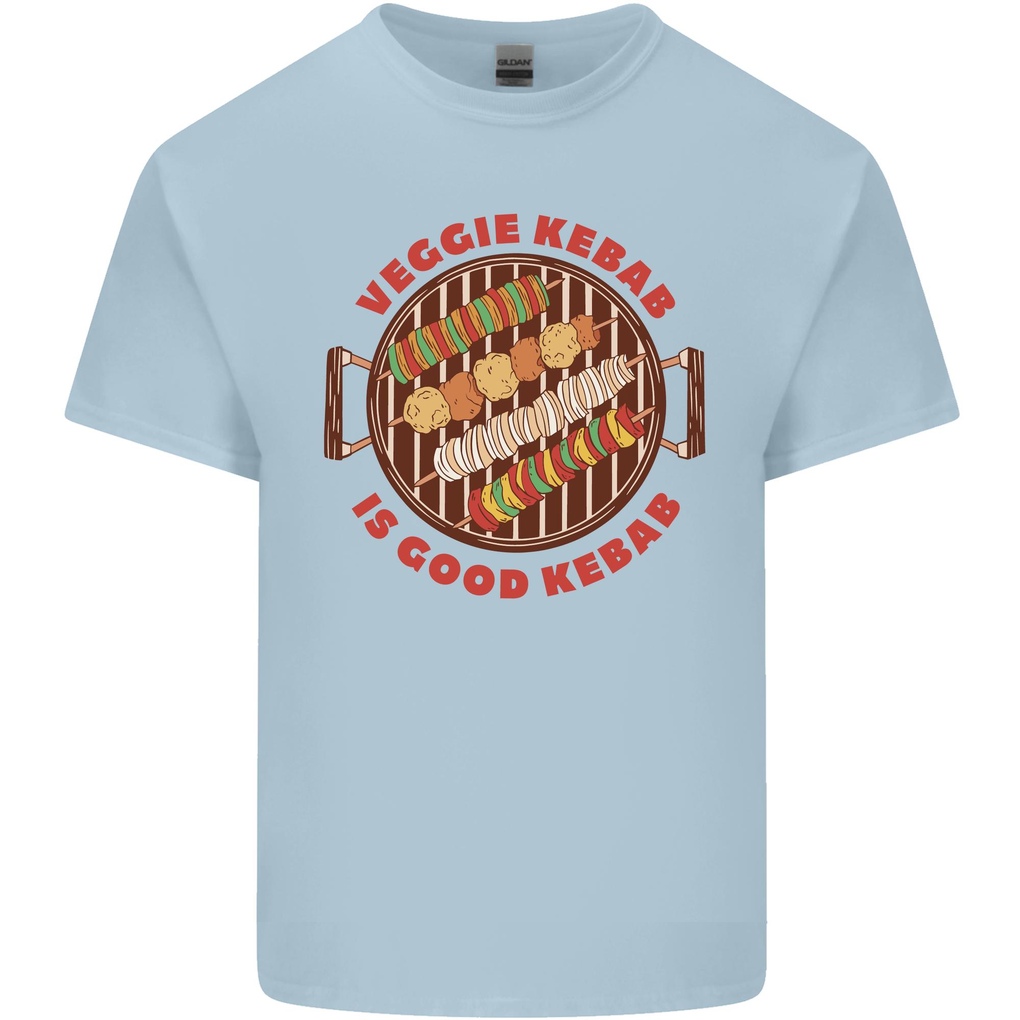 Veggie Kebab Vegetarian Vegan BBQ Unisexs Light Cotton TShirt S
