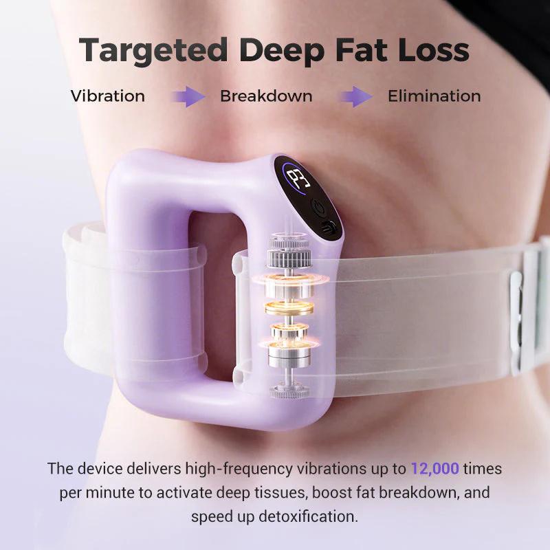Multifunctional Full-Body Fascia Ring,Fascia Gun Massage Ring With Belt For Fat Burning&Shaping Weight Loss Body Shaping Instrum