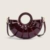 Red Bag for Women 2026 New Niche Hollow Inner Bag Shell Bag Internet Celebrity Basket Handbag Textured Crossbody Bag