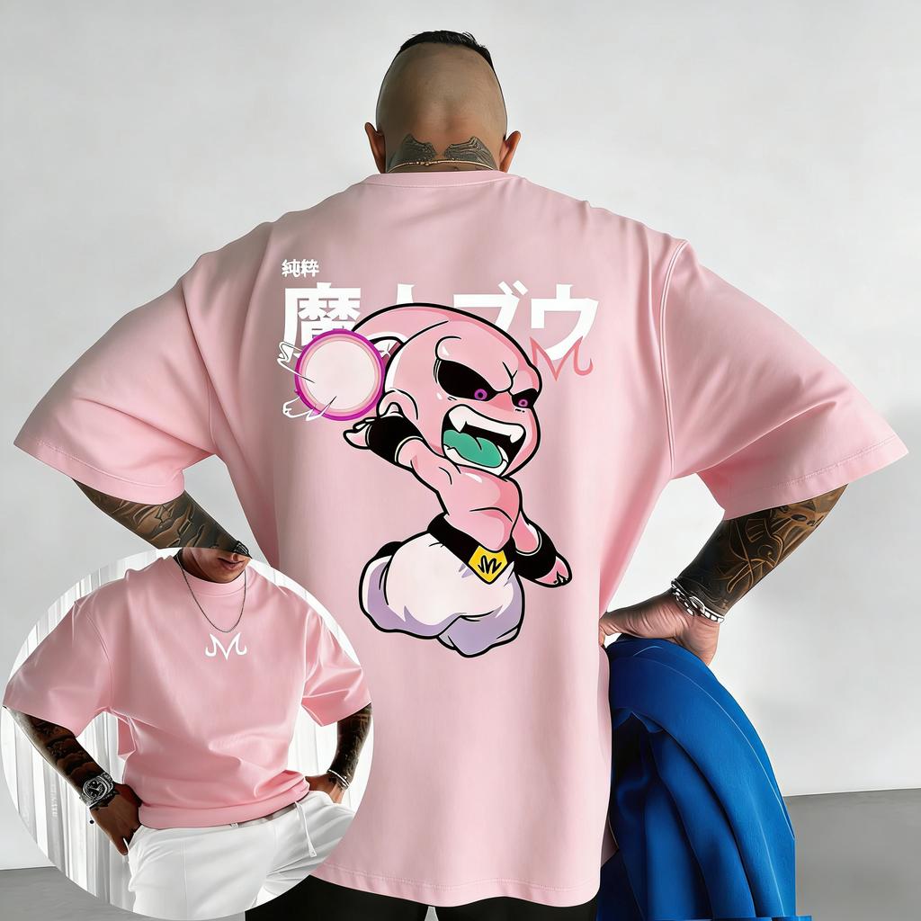 Dragon Ball Anime Majin Buu Printed Tshirt Summer Unisexs And Unisexs Tshirt Trendy Loose Casual Y2k 2026 New Streetwear Tee Top