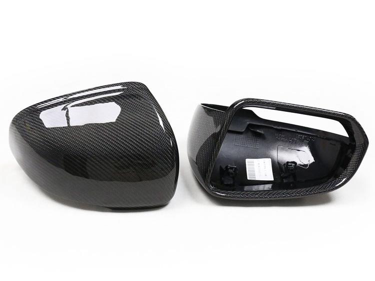 Carbon Fiber Replacement Rearview Mirror Cover for Volvo S60, V60, XC40, and S90