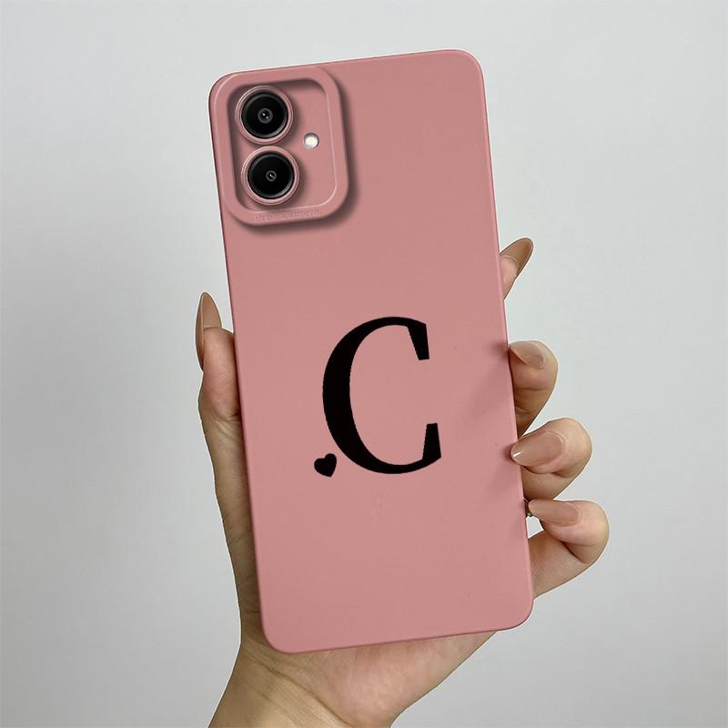 Case For Samsung A07 Cute Lover Letters Soft Phone Back Cover For Galaxy A07 4G Full Protection Liquid Silicone Shockproof Funda
