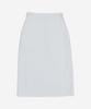 Pildeoseu Women'S Feminine Button Wrap Long Skirt White