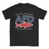 AFD Angler Freunde Alice Weidel T-Shirt Sommer Herren 100% Baumwolle Rundhals Oversize Kleidung Kurzarm Lustiges T-Shirt