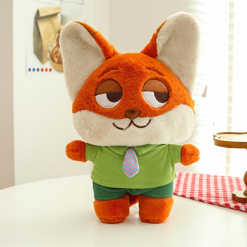 Disney Zootopia Stofftier Plüschtier Fuchs Judy Hopps Kaninchen Nick Wilde Fuchs Puppe Zootropolis Puppe Mädchen Geschenk Kinder