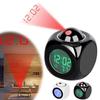 Multifunctional Projection Alarm Clock Glow-in-the-Dark Digital Clock Bedside Alarm Clock with Temperature and Humidity Display