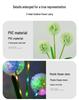 Crossled Outdoor Solar Dandelion Stake: Colorful Garden Atmosphere Light