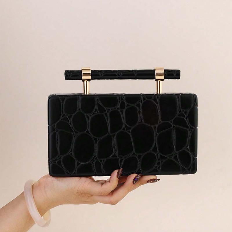 

2025 Luxury Designer Women Brand Wedding Evening Clutch Bag European and American Fashion Shoulder Bag Stone Pattern Handbags