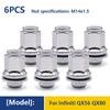 M12* 1.25 Standard Wheel Lug Nuts For INFINITI Q40 Q50 Q60 Q70 Q70L QX50 QX70 EX37 FX50 G37 M35h M37 M56 EX35 G25 FX35 Hub Nuts