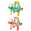 Upgraded Toddler Water Table Kitchen Play Sink Toy Electric Pump Running Water Sensory Fishing Game Summer Outdoor Toys