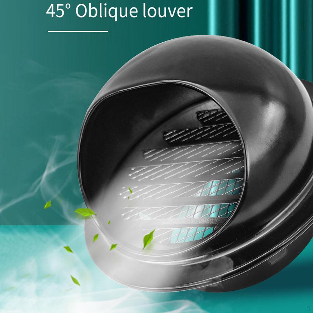 Air Vent Outlet Home DIY Full Protection Flue Cover Stainless Steel Cap Ducting Extractor