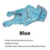 Reflective Dog Raincoat with Clear Hood Waterproof 4-Legged Pet Rain Jacket for Small Medium Dogs 5
