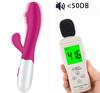 Silicone Dual G-Spot Vibrator with Variable Frequency Massage for Women