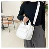 Women's Multi-Pocket 3D Canvas Tote: Versatile Crossbody, Student, & Lunch Bag