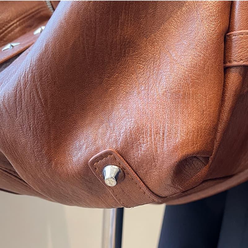 Teksturowana torba casualowa moda retro torba na ramię listonoszka