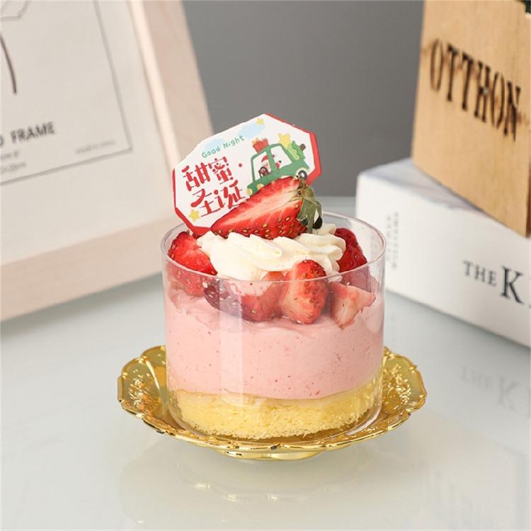 Golden Tray Jewelry Display Plate Kichen Food Fruit Round Stroage Organizers