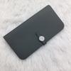 Womens Long Passport Wallet Genuine Leather Card Holder Large Capacity Multifunctional