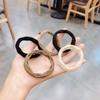 Scrunchies Seamless Female Hair Ties Basic Hair Rope Elastic Head Rope Korean Style Rubber Band