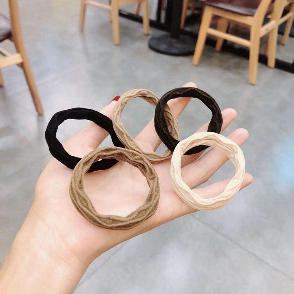 Scrunchies Seamless Female Hair Ties Basic Hair Rope Elastic Head Rope Korean Style Rubber Band
