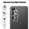 For Samsung Galaxy S23+/Galaxy S23 Camera Lens Protector WANLONFENG Full Coverage HD Clear Lens Film with Cleaning Cloth