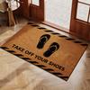 All Guests Must Be Approved By The Dog Coir Doormat Dirt Trapping Non Slip Front Entry Floor Mat Pet Lover Home Decor