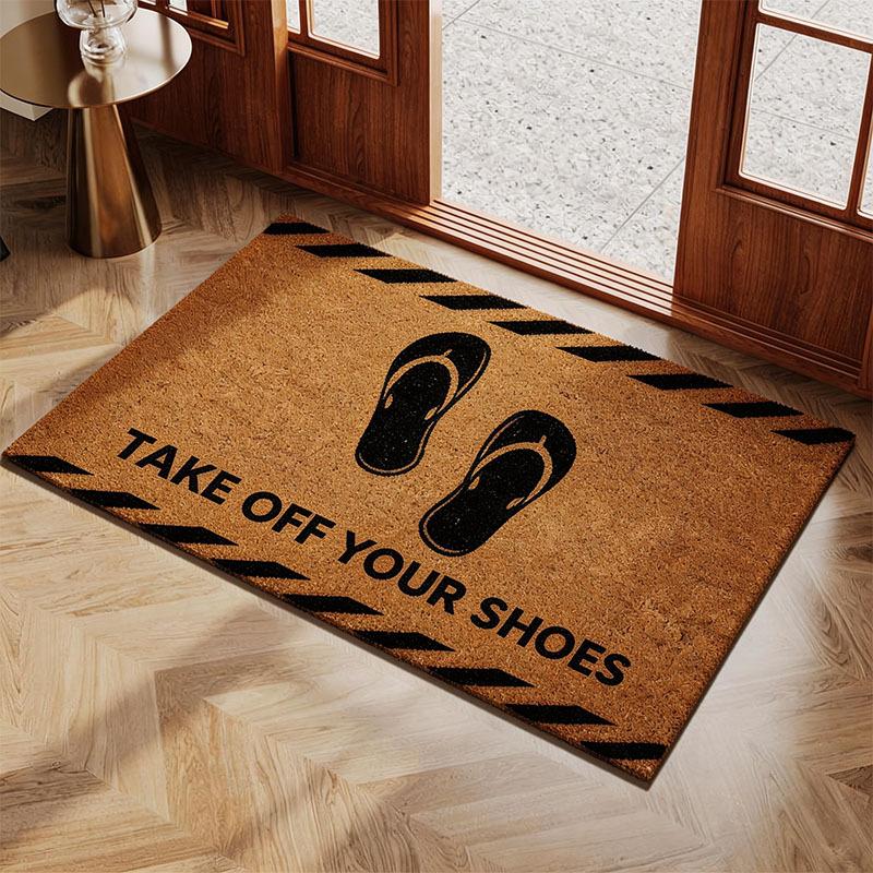 All Guests Must Be Approved By The Dog Coir Doormat Dirt Trapping Non Slip Front Entry Floor Mat Pet Lover Home Decor