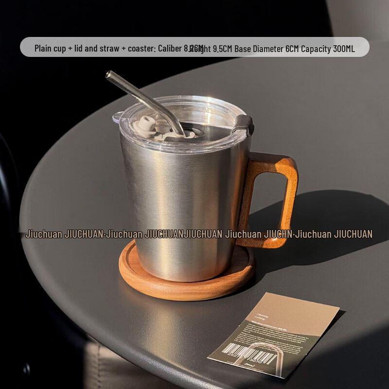 Qiwei Industrial Style 304 Stainless Steel Mug
