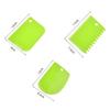 Silicone World 3PCS/Set Dough Cake Cutter Slicer Spatula for Cake Cream Scraper Pasty Cutters Scraper DIY Cake Decorating Tools