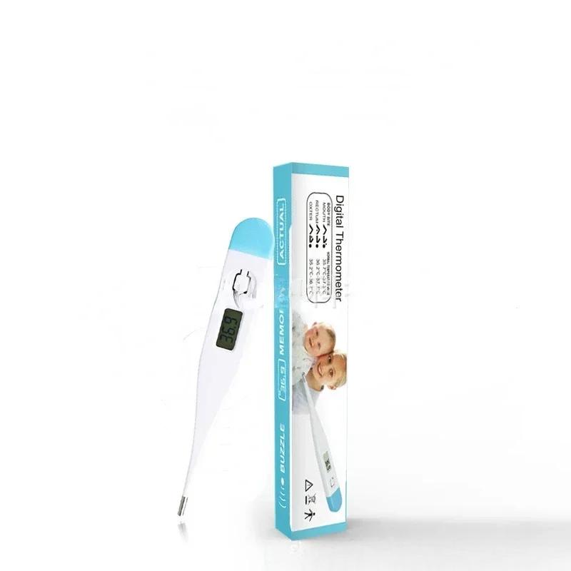 Cyfrowy termometr dla niemowląt, dzieci i dorosłych, pod pachami, elektroniczny termometr, usta, ciało, głowa, gorączka, dziecko, zdrowa opieka