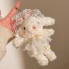 Cute Design Plush Rabbit Doll Pendant Fluffy Rabbit Plush Ornament  Girl'S Gift