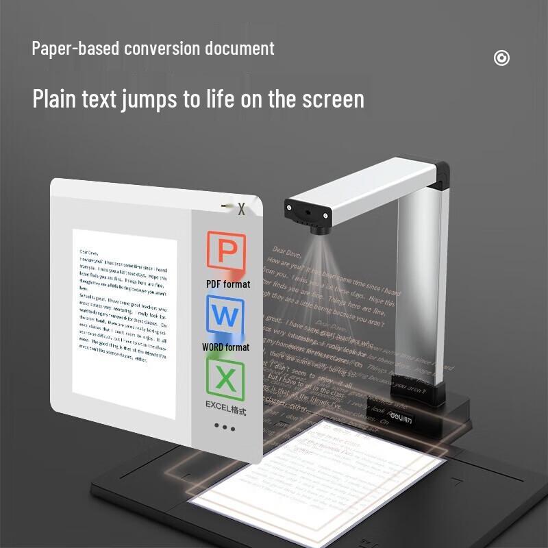 Deli 15152 Portable Document & ID Scanner