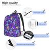 Fashion Pokemon Gengar Backpack  Mochilas Solid Outdoor Large Capacity Rucksack