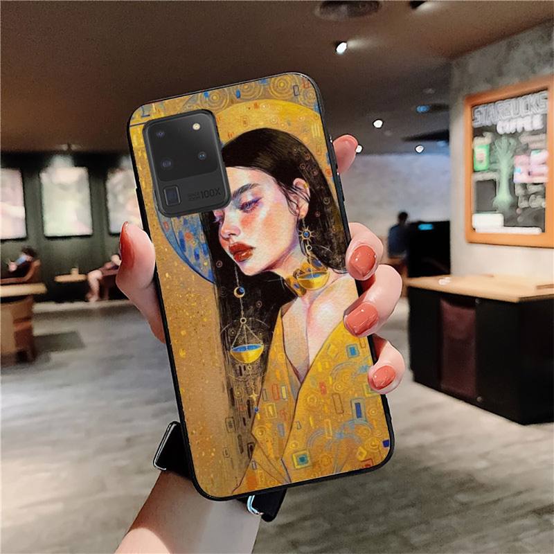 Klimt Kiss Phone Case for Samsung S20 lite S21 S10 S9 plus for Redmi Note8 9pro for Huawei Y6 cover
