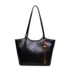 Retro bag women's large capacity 2025 new autumn and winter versatile simple shoulder bag premium texture commuter tote bag