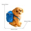 1pc Dog-Shaped Desk Organizer, ABS Material, Backpack Design, Creative, Polished Finish, Portable, Unique, with Pen Holder