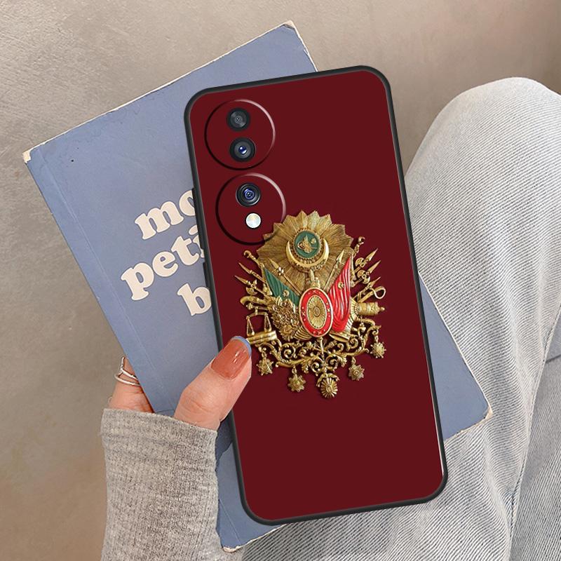 Ottoman Empire Coat Of Arms Case For Honor Magic 8 5 6 7 Pro Cover For Honor 400 200 Lite 50 70 90 X8a X8b X9a X9b X9c