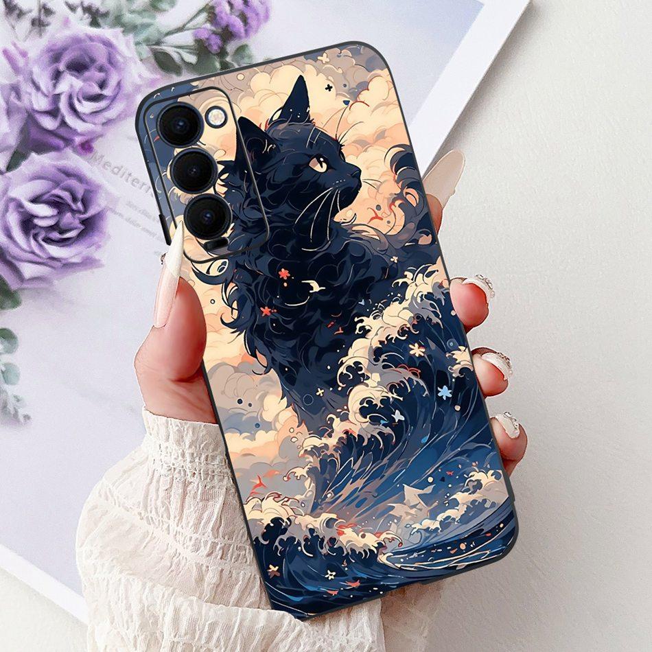 Für Tecno Camon 18 18P 18T Cooles Drachen-Tiger-Bemaltes Handyhülle Für Tecno Camon18 P 18 18T Weiche Silikon-TPU-Hüllen