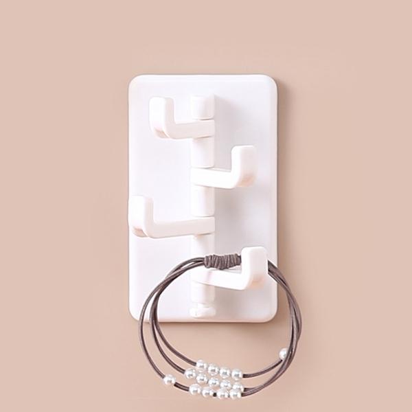 Creative Organ Wall-mounted Keychain for Bathroom Rack Kitchen Hook Crochet Studless Seamless Wall Hook ABS Wall Hook